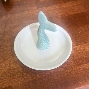 Aqua Mermaid Tail Jewelry Holder